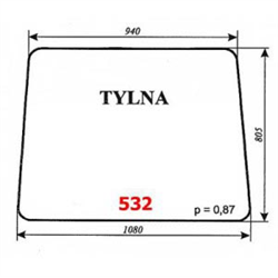 Szyba tylna Białoruś-347485064