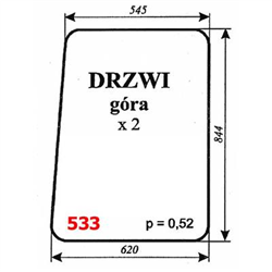 Szyba drzwi góra Białoruś-347485065