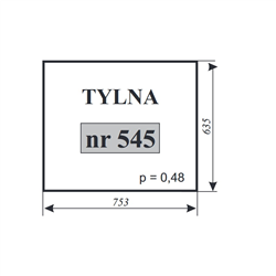 Szyba tylna Zetor 5611 5718-347485912