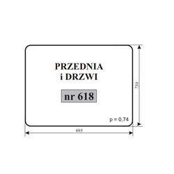 Szyba przednia I drzwi Cyklop-347486584