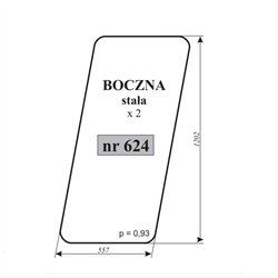 Szyba boczna stała sieczkarnia-347486055