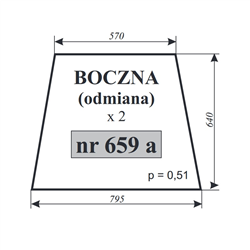 Szyba boczna C-360 kabina Szczytno - II wersja-347486328