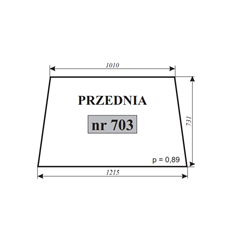 Szyba przednia Ursus 3512 , 3414 kabina Koja Smolniki-347485570