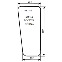 Szyba boczna górna Claas-Dominator 85-347504935
