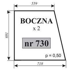 Szyba boczna Ursus 3512/4512-347485938