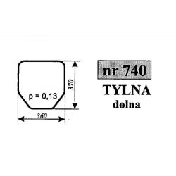 Szyba tylna dolna 6014 Sokółka-347491285