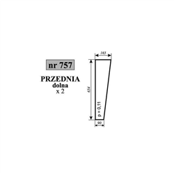 Szyba przednia dolna Lamborghini-347517222
