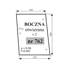 Szyba boczna otwierana MF-675-347485991
