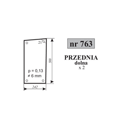 Szyba przednia dolna MF-675,690,699-347490462
