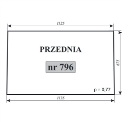 Szyba przednia C-360 kabina Szyszka-347486063