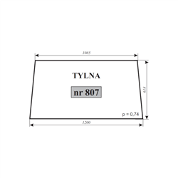 Szyba tylna MTZ-Szyszka-347490466
