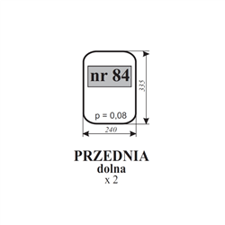 Szyba przednia dolna MTZ-347485757