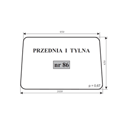 Szyba przednia i tylna MTZ-347485572