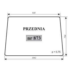 Szyba przednia MF 595-347484198