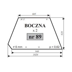 Szyba boczna C-385 NR.89-347751842