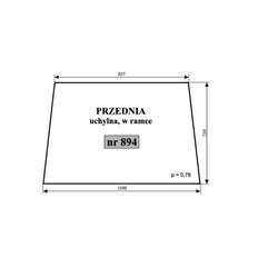 Szyba przednia uchylna w ramce Lamborghini-347517187