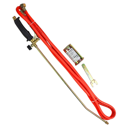 Palnik dekarski 85 cm z wężem 300cm opalarka-347522821