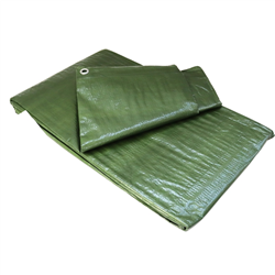 Plandeka 4x6m zielona gramatura 90/m2 wzmocniona MOTORRA-347522353