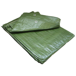 Plandeka 5x8m zielona gramatura 90/m2 wzmocniona MOTORRA-347522355