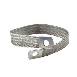Przewód masowy oczka FI-8mm długość 317mm plecionka uniwersalny cynownany CuZn ELMOT-347517452