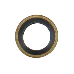 Podkładka uszczelka metalowo - gumowa z prowadzeniem metryczna 6,7x10,0x1,0 M6-347485096