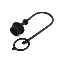 Osłona gniazda szybkozłącza hydrauliki czarna-347496943