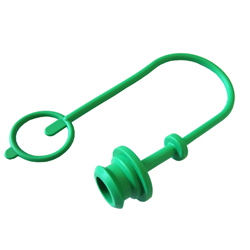Osłona gniazda szybkozłącza hydrauliki zielona-347496937