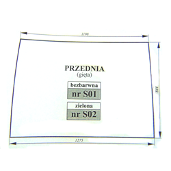 Szyba przednia Zetor Proxima Fortera bezbarwna 53369006-347492596