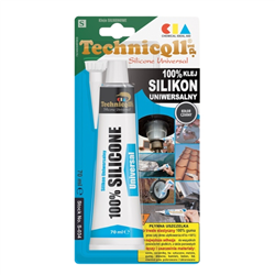 Silikon uniwersalny 70ml czarny S-034 Technicqll-347518452