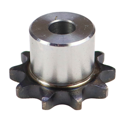 Koło zębate łańcuchowe hartowane z kołnierzem, piastą 06B-1 (R1 3/8) Z-10 średnica zewnętrzna 34,5 mm MORGA-347518842