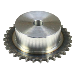 Koło zębate łańcuchowe hartowane z kołnierzem, piastą 06B-1 (R1 3/8) Z-32 średnica zewnętrzna 100,9 mm MORGA-347518861