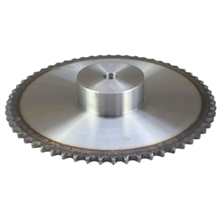 Koło zębate łańcuchowe hartowane z kołnierzem, piastą 10B-1 (R1 5/8) Z-60 średnica zewnętrzna - 310,8 mm MORGA-347518930