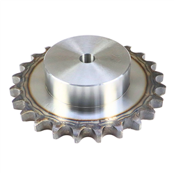 Koło zębate łańcuchowe hartowane z kołnierzem, piastą 16B-1 (R1 1) Z-24 średnica zewnętrzna - 206,2 mm MORGA-347914286