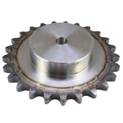 Koło zębate łańcuchowe hartowane z kołnierzem, piastą 20B-1 (R1 1.1/4) Z-25 średnica zewnętrzna - 268,4 mm MORGA-347519026