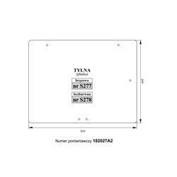 Szyba tylna Case-347504688