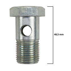 Śruba przelewowa calowa 1/2" L-40 klucz 27-347497234