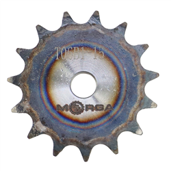 Koło zębate łańcuchowe hartowane tarcza 06B-1 (R1 3/8) Z-15 średnica zewnętrzna 49,5 mm MORGA-347519038
