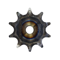 Koło zębate łańcuchowe hartowane tarcza 08B-1 (R1 1/2) Z-10 średnica zewnętrzna 45,9 mm MORGA-347519050