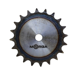 Koło zębate łańcuchowe hartowane tarcza 08B-1 (R1 1/2) Z-20 średnica zewnętrzna 86 mm MORGA-347519054