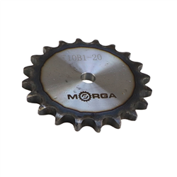 Koło zębate łańcuchowe hartowane tarcza 10B-1 (R1 5/8) Z-20 średnica zewnętrzna 108,4 mm MORGA-347519086