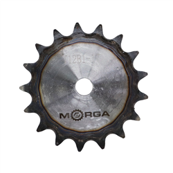 Koło zębate łańcuchowe hartowane tarcza 12B-1 (R1 3/4) Z-17 średnica zewnętrzna 111,9 mm MORGA-347519109