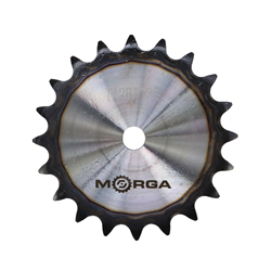 Koło zębate łańcuchowe hartowane tarcza 12B-1 (R1 3/4) Z-20 średnica zewnętrzna 130 mm MORGA-347519113