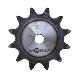 Koło zębate łańcuchowe hartowane tarcza 16B-1 (R1 1) Z-12 średnica zewnętrzna 109,7 mm MORGA-347519125