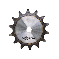 Koło zębate łańcuchowe hartowane tarcza 16B-1 (R1 1) Z-14 średnica zewnętrzna 125,7 mm MORGA-347519129