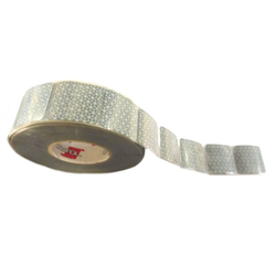 Taśma odblaskowa w rolce szeroka 50mm długa 50m biała-347494506