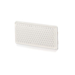 Odblask biały prostokątny przyklejany 105x48mm-347604805