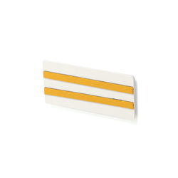 Odblask czerwony prostokątny przyklejany 105x48mm-347489501