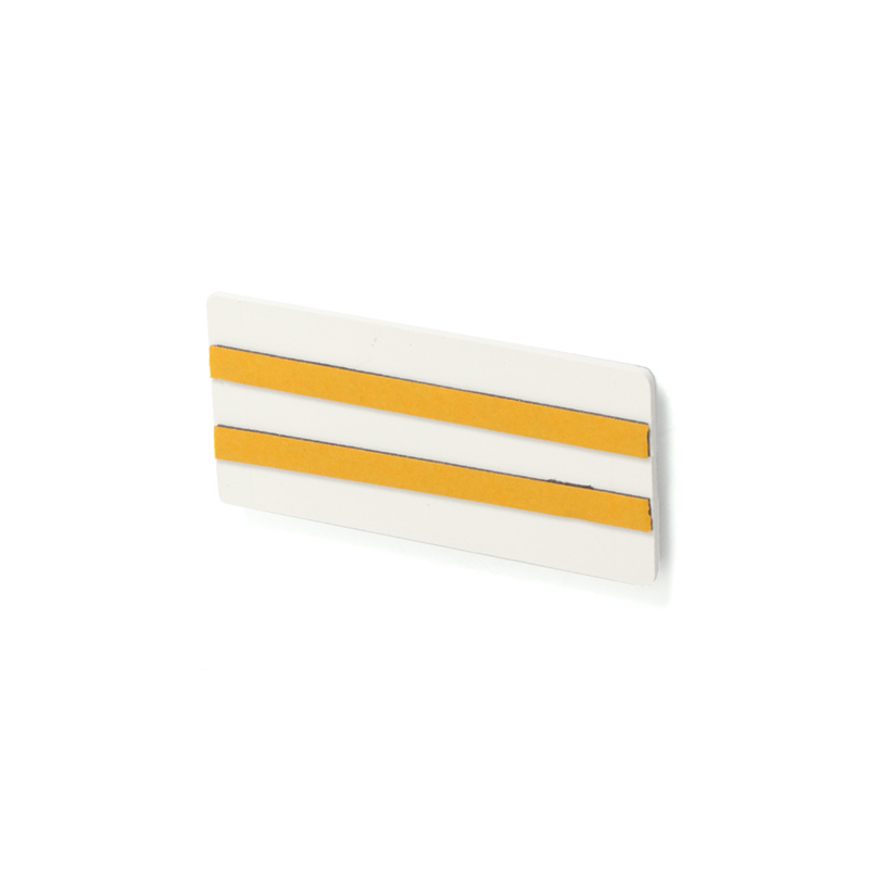 Odblask czerwony prostokątny przyklejany 105x48mm-347489501