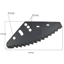 Nóż do paszowozu Hi-Spec MORGA-347509161