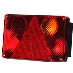 Lampa zespolona tylna prawa W21P 12/24V żarówkowa pasująca do Pronar-347491756